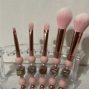 Pink Makeup Brush Set